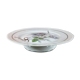 Cup on foot display in Limoges porcelain