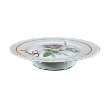 Cup on foot display in Limoges porcelain