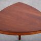 Triangular Coffee or Side Table in Teak, Denmark, 1960s