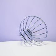 Vintage chrome fruit basket