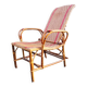 Old rattan armchair