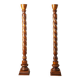 Wooden candle holders. Wooden candle holder. Candlesticks.