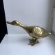 Brass animal large duck 1950s