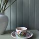 Cup and saucer Creil & Montereau "Rooster"