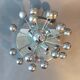 Sputnik 4-light ceiling or wall lamp, Italy 1970.