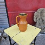 Ceramic pitcher from the Madoura plein feu workshop signed.