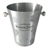 Seau à champagne Perrier-Jouët en aluminium floral France