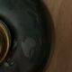Virebent grey porcelain ball lamp foot