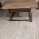 19th-century antique merchant's payment table made of solid wood.