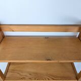 Folding bookcase shelf