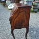 Curved donkey desk in walnut (secretary)