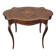 Napoleon III violin-shaped middle desk table 19th in marquetry