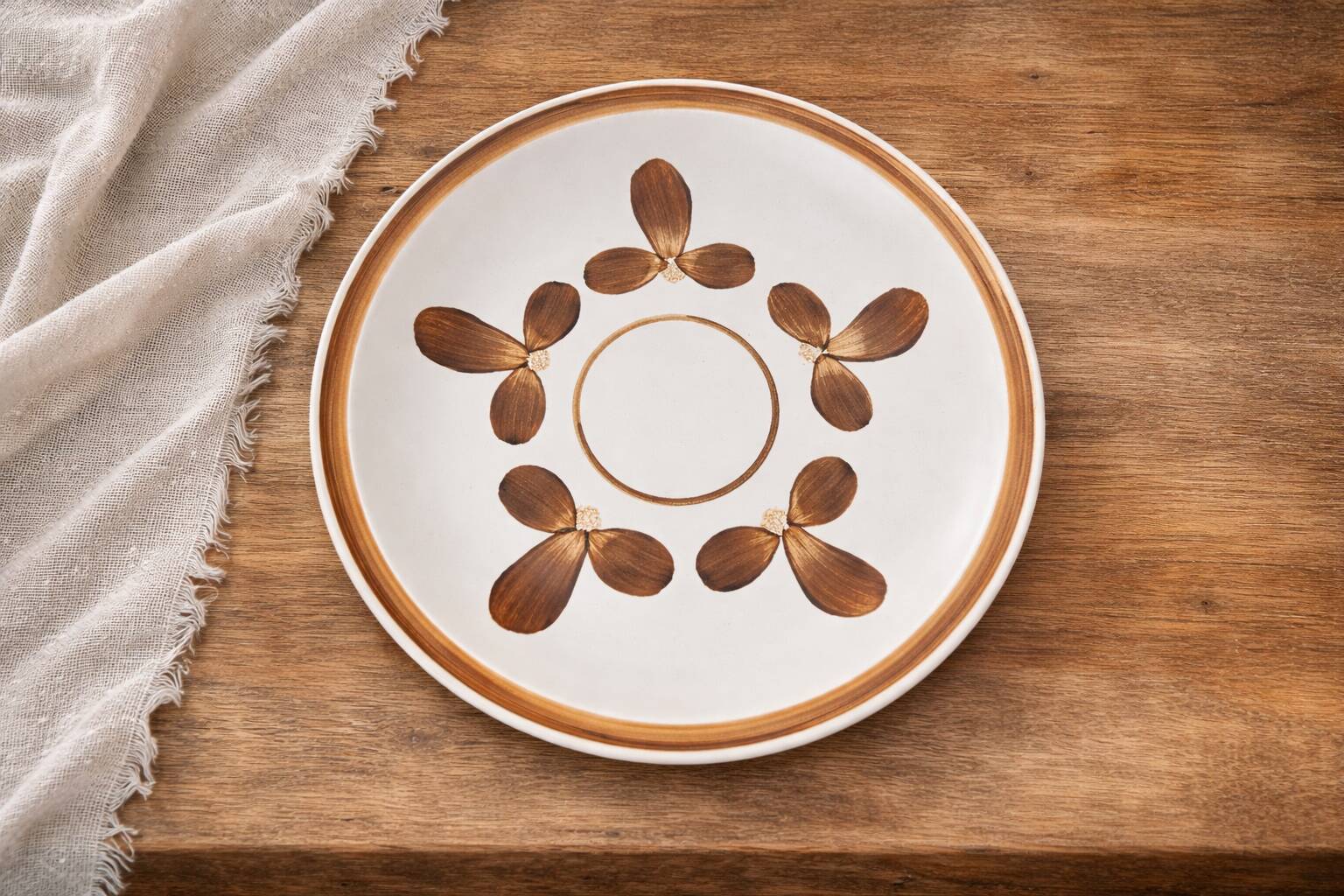 Large deep dish Gien Copenhagen vintage