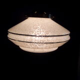 Suspension in Clichy glass and gilded metal