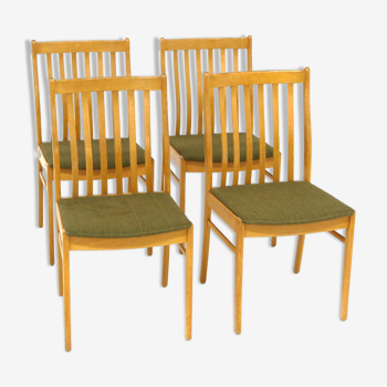 Set de 4 chaises en chêne Suède 1960