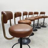 Swedish design bar stools vintage Borje Johanson