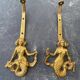 Paire d'applique sirène en bronze Guillemard