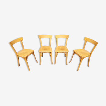 Lot de 4 chaises bistrot Baumann