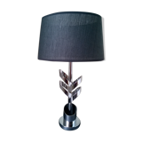 Vintage 70s design lamp in chrome metal