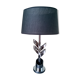 Vintage 70s design lamp in chrome metal