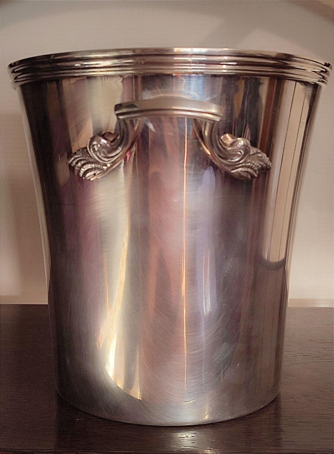 Champagne bucket - Roux Marquiand Goldsmiths - Silver-plated metal