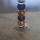 Glass candle holder