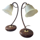 Paire de lampes italiennes des années 70-80