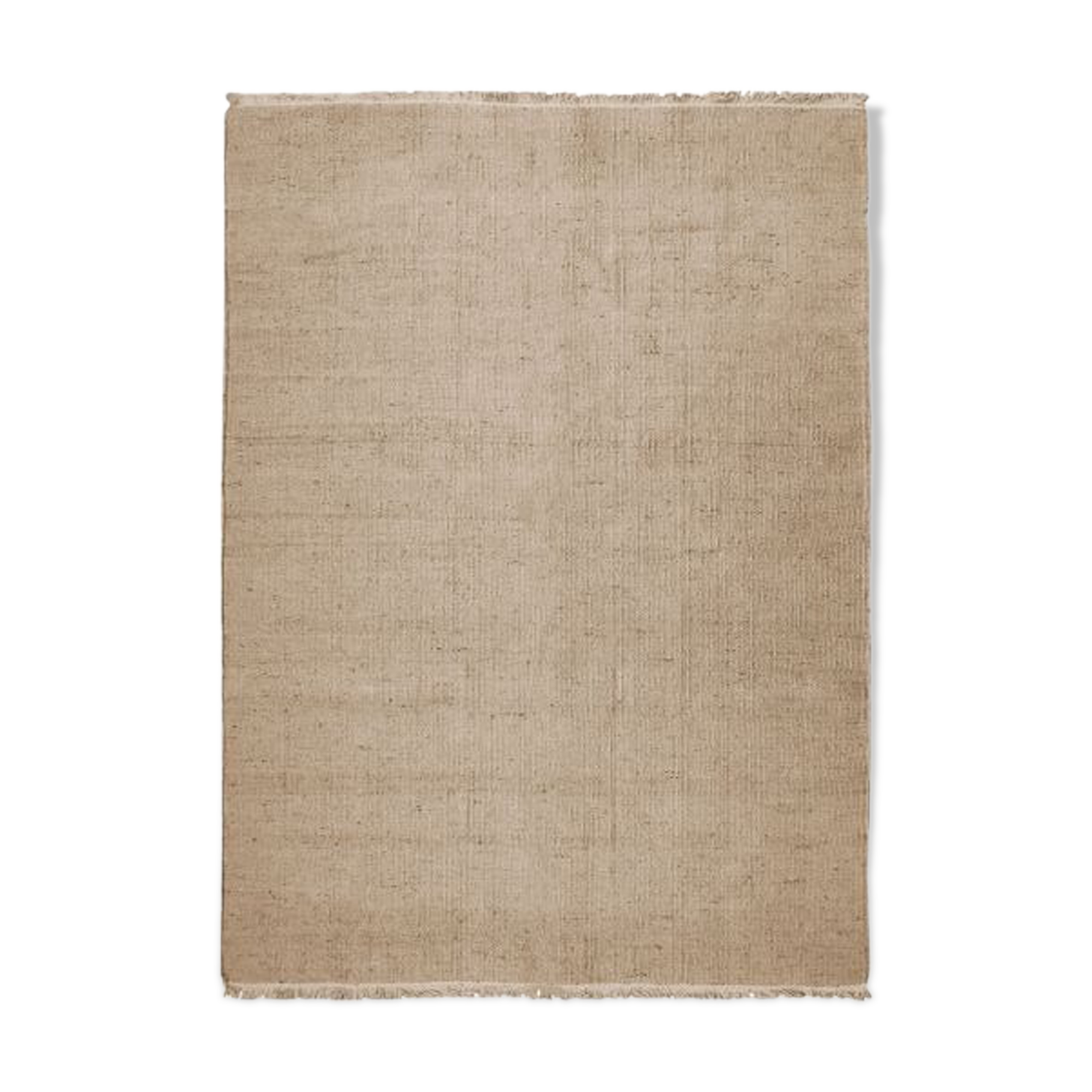 Woven jute rug 160x230 natural