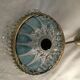Glass chandelier Blues shabby chic has tassels