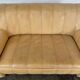 Swiss extendable 2-seater camel leather DeSede DS-44, 1970s.