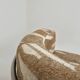 Fauteuil de hall brutaliste Jacquard beige
