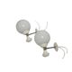 Art Deco sconces, Poland, 1970s, set of 2