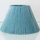 Fajalauza Ceramic Table Lamp with Hand-Woven Lampshade, Granada, Spain