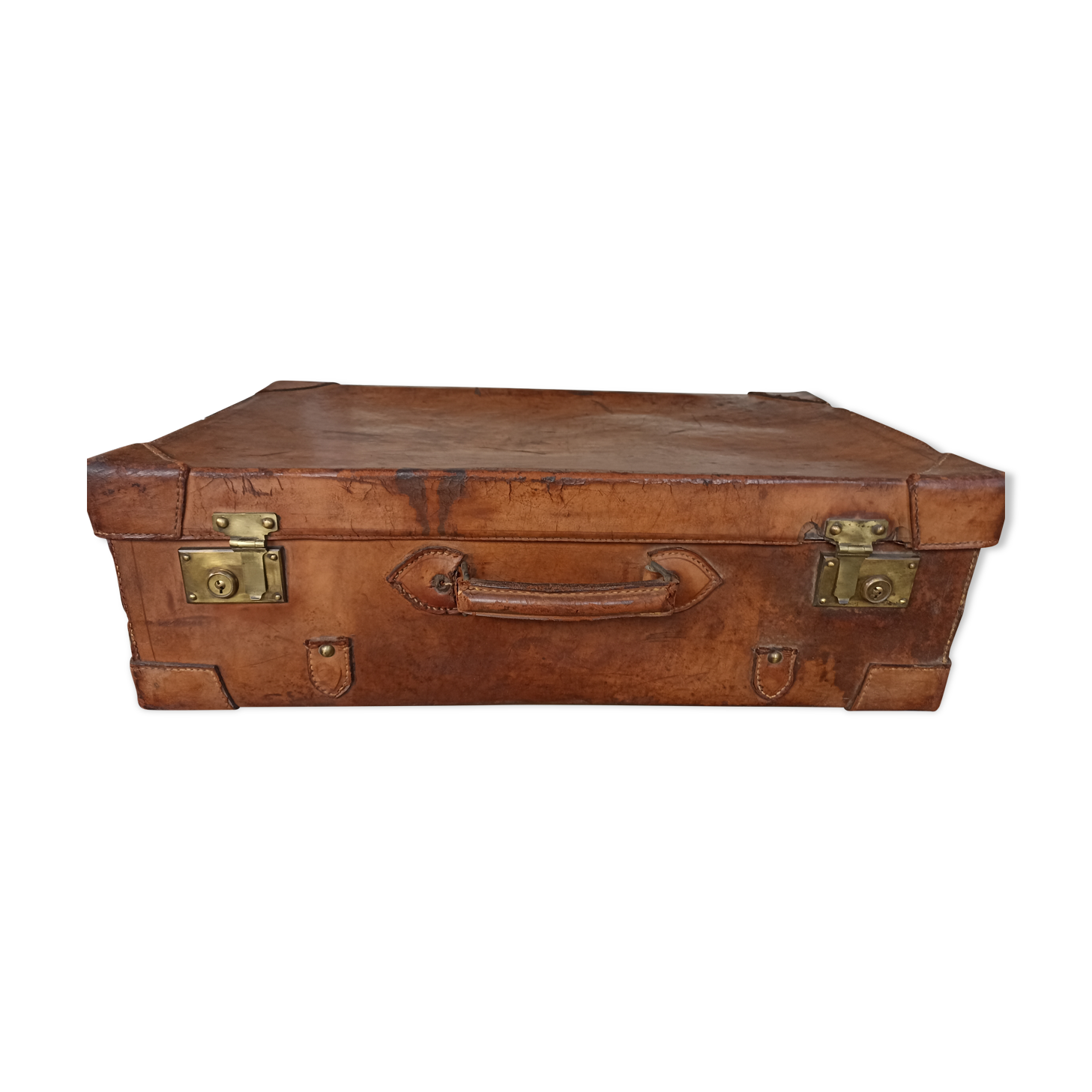 Valise ancienne en cuir