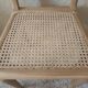 6 chaises cannées art déco rénovées