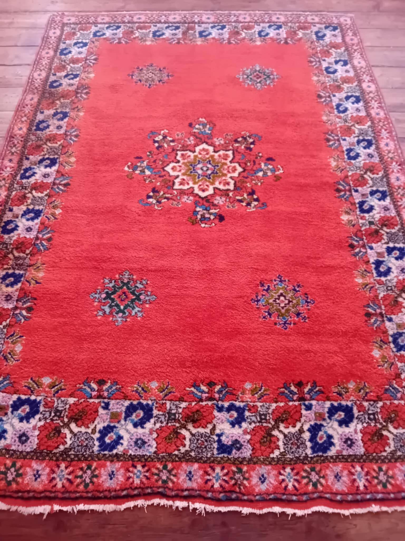 Handmade Berber Rabat rug 271x198cm