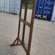 Screen - antique Burmese teak partition / 4 mirrored panels front and back