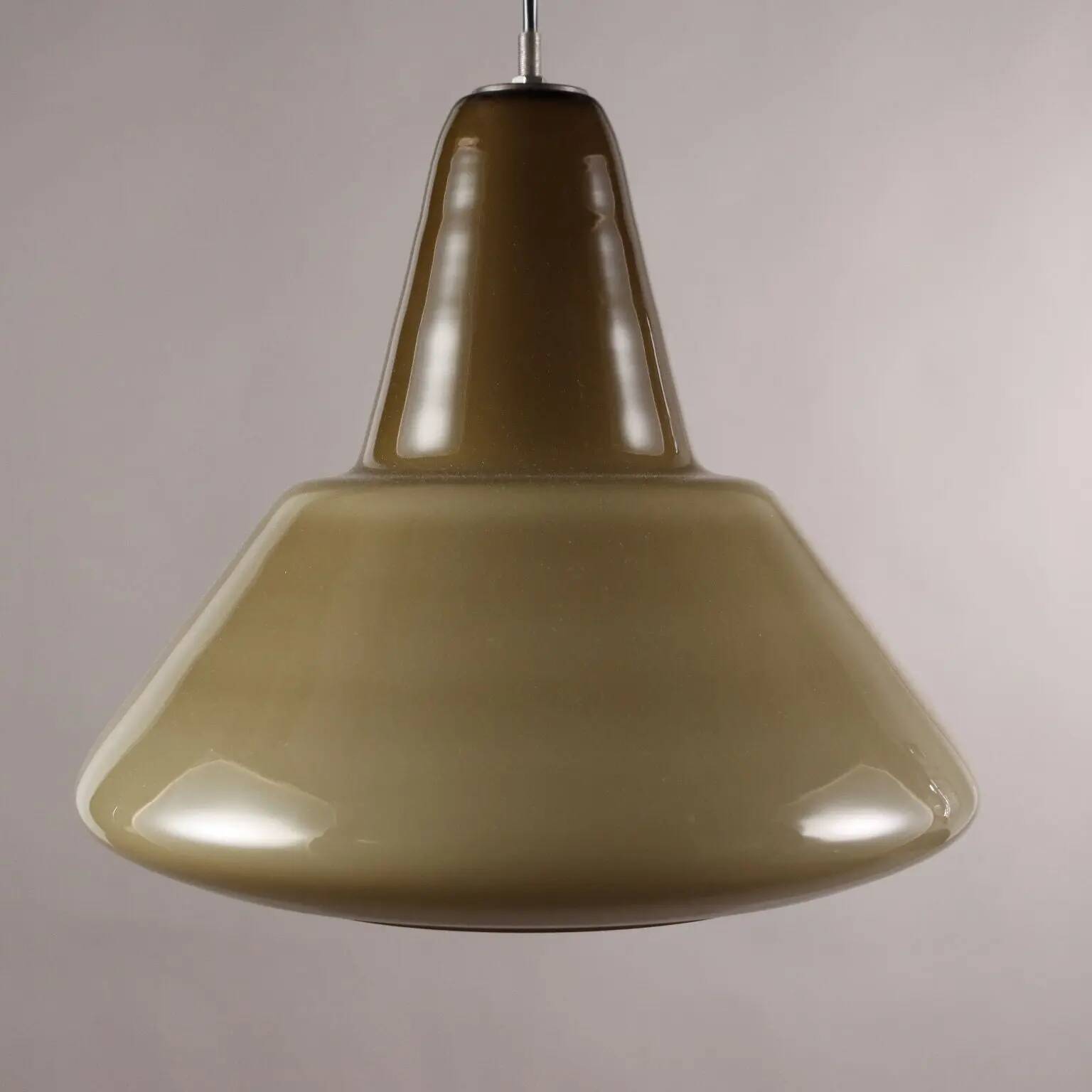 Vintage coloured glass pendant, Italy, 1960s