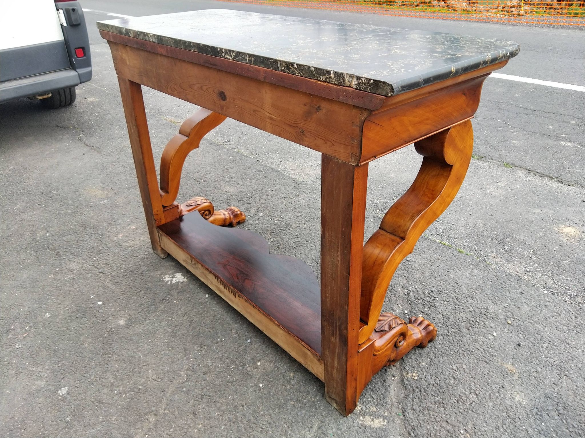 Console en merisier époque 1830