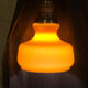 Suspension en verre opaline
