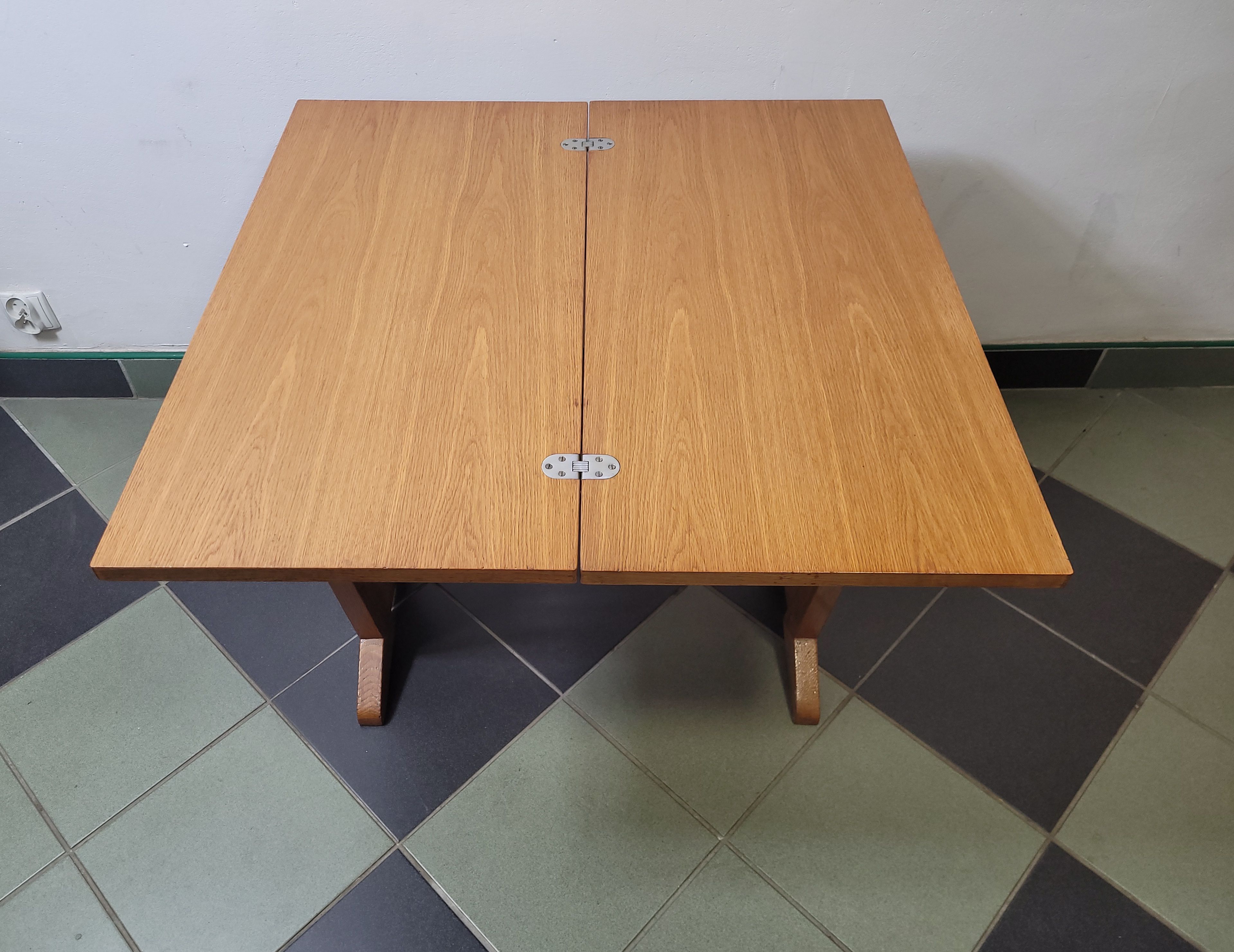 UP Zavody wooden coffee table, Czechoslovakia, 1960s.