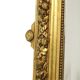 Miroir biseauté doré français antique XL