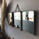 Miroir triptyque de barbier 51x30cm