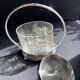 Biscuitier cristal taillé et métal argenté F. W. Quist (1831-1903)