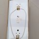 Vintage wall lamp 1970 plexiglass & brass