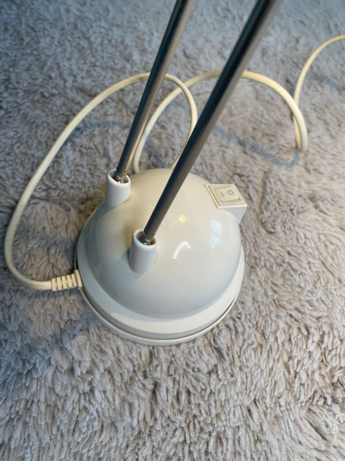 Lampe telescopique ikea vintage blanche