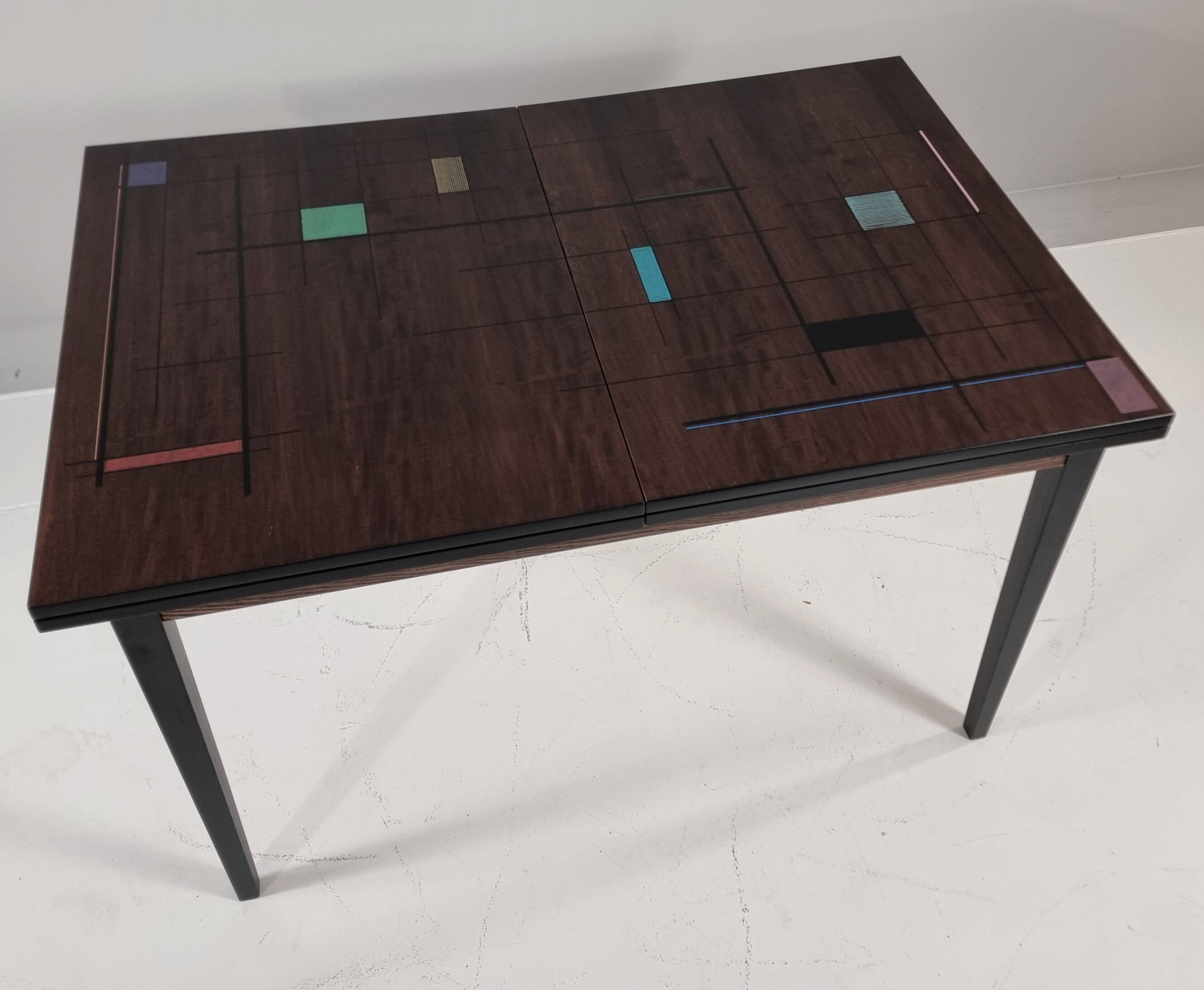 Vintage dining table in ash, 1970s