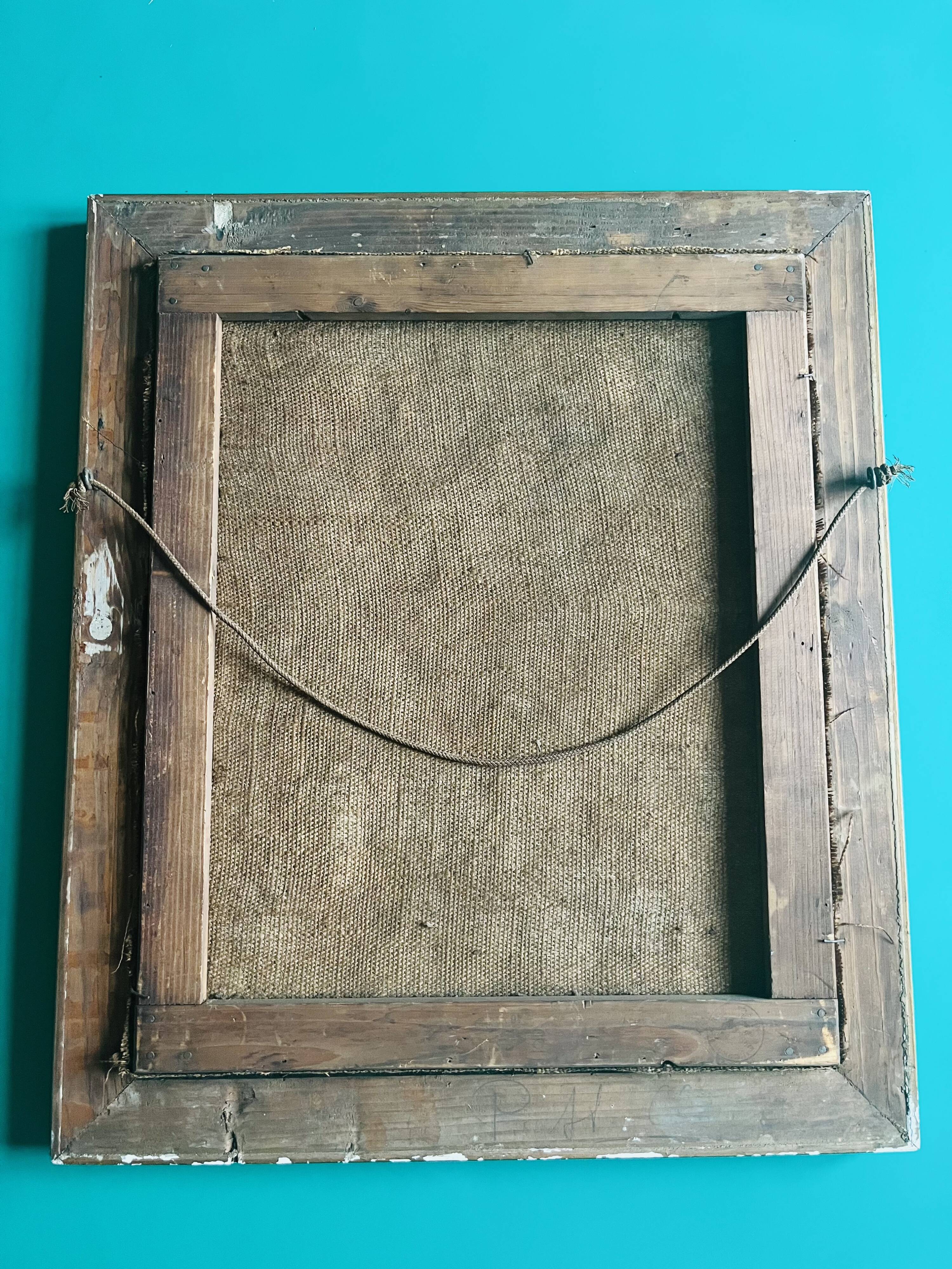 Portrait from 1916 signed by Jean Auguste Brunetton