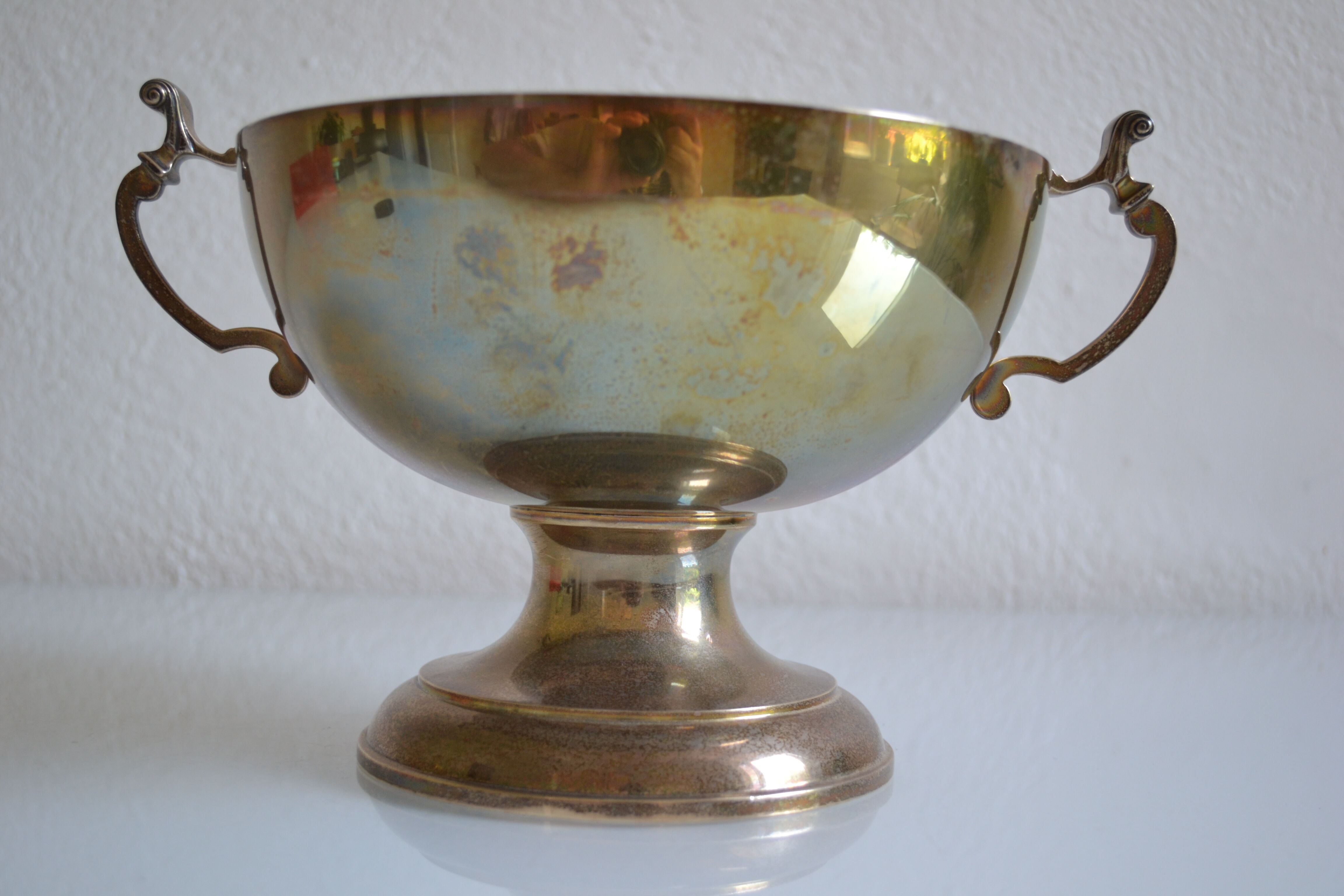 Coupe de mariage argent massif