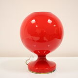 Mid-century all-glass table lamp Osvětlovací sklo Valašské meziříčí, 1970's